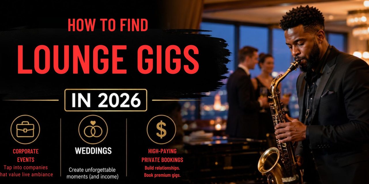 How to Find Lounge Gigs in 2026 (Part 4): Corporate Events, Weddings, and High-Paying Private Bookings 